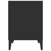 vidaXL N&aacute;ttbor&eth; Svart 40x35x50 cm