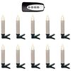 HI &THORN;r&aacute;&eth;laus LED Mini Kerti me&eth; RC 10 stk