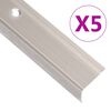 vidaXL L-laga Tr&ouml;ppunef 5 stk. &Aacute;l 90 cm Kampav&iacute;nslitu&eth;