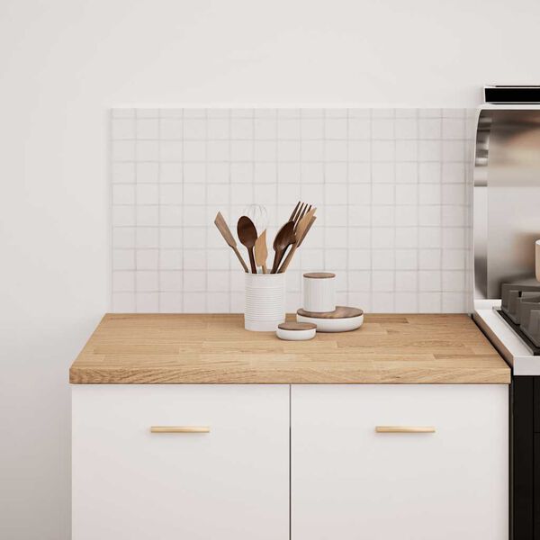 vidaXL Eldh&uacute;sbor&eth;plata 80x63,5x2,7 cm Solid Wood Eik Ferhyrnd