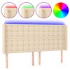 vidaXL LED H&ouml;f&eth;agafl 163x16x118/128 cm Rj&oacute;mahv&iacute;tt Efni