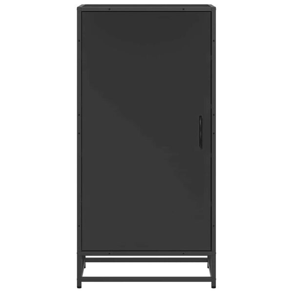 vidaXL skórekki Svartur 48x38x97,5 cm Hannaður viður