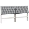 vidaXL B&oacute;lstru&eth; r&uacute;mgafl Lj&oacute;sgr&aacute;r 180 cm Solid furuhikk