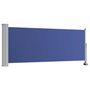 vidaXL &Uacute;tdraganlegur Skj&oacute;lveggur fyrir Ver&ouml;nd 100x300cm Bl&aacute;r