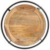 vidaXL hliðarborð Ø55x60 cm Solid Wood Mangó