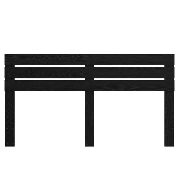 vidaXL H&ouml;f&eth;agafl Svartur Eik 200 cm Samsettur vi&eth;ur