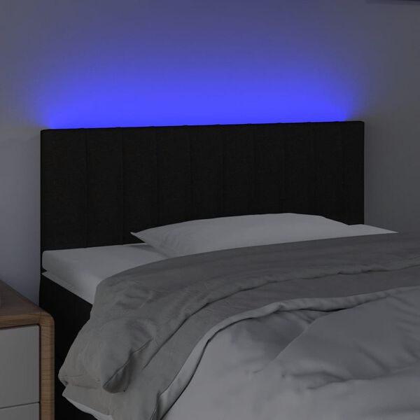vidaXL LED H&ouml;f&eth;agafl Svartur 80x5x78/88 cm Efni