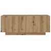 vidaXL n&aacute;ttbor&eth;ssk&aacute;pur Artisan Oak 100x35x40 cm Hanna&eth;ur vi&eth;ur