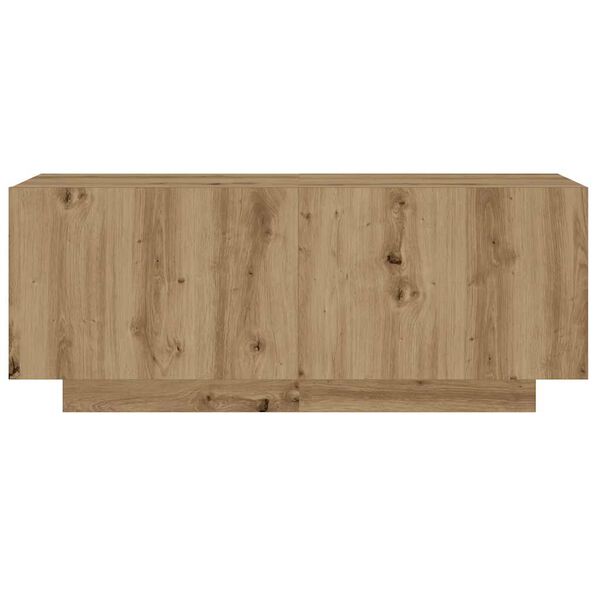 vidaXL n&aacute;ttbor&eth;ssk&aacute;pur Artisan Oak 100x35x40 cm Hanna&eth;ur vi&eth;ur