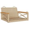 vidaXL R&oacute;lubekkur Drapplitu&eth; 63x62x40 cm P&oacute;l&yacute;rattan