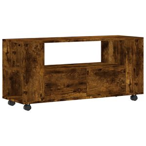 vidaXL Sj&oacute;nvarpssk&aacute;pur Reyklitu&eth; Eik 102x34,5x43 cm Samsettur Vi&eth;ur