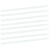 805363 vidaXL Bookshelf Boards 8 pcs White 100x10x1,5 cm Chipboard