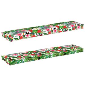 vidaXL P&uacute;&eth;asett &aacute; pall Bl&oacute;m 2 pcs Hitabeltis&thorn;ykkni 180 x 40 x 8 cm