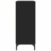 vidaXL Vi&eth;beinteyfla Svartur 79,5 x 33 x 82 cm Samsettur vi&eth;ur