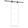 vidaXL Rennidyr ORKDAL Hv&iacute;tt og svart 83 x 211 cm