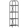 vidaXL Hilla Svartur Eik 40 x 30 x 146 cm Samsettur vi&eth;ur