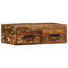 vidaXL Vegghengdur sj&oacute;nvarpssk&aacute;pur 60x30x19 cm Solid Wood Endurunni&eth;