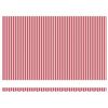 vidaXL Hægt að draga saman skyggni red and white 500 × 300 cm