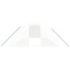 vidaXL Gróðurhús með Stálgrind Hvítt 24 m² 6x4x2 m