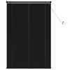 vidaXL Venes&iacute;skur blindur Svart 150 x 90 cm PVC