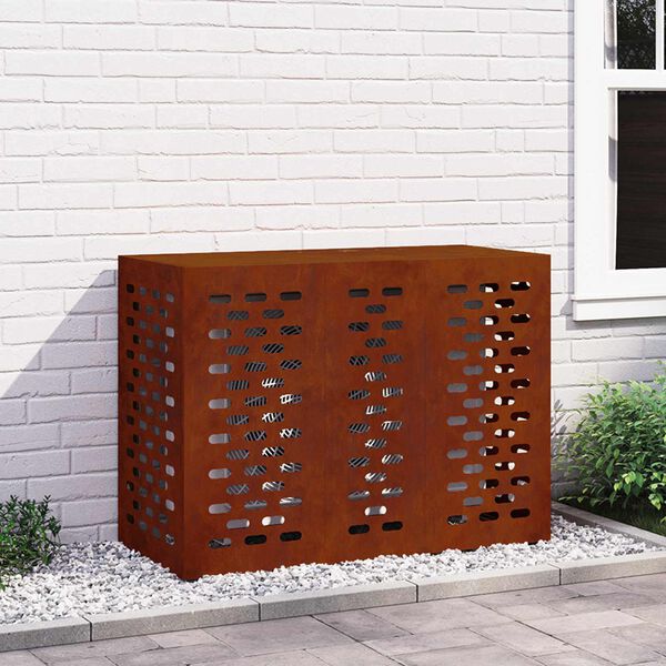 vidaXL Loftk&aelig;liv&ouml;r&eth;ur Rusty 110 x 50 x 80 cm Ve&eth;ra&eth; st&aacute;l