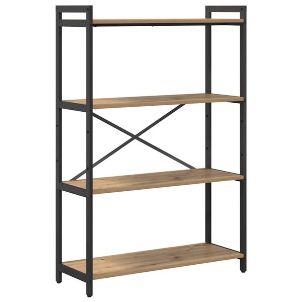 vidaXL Hilla Artisan Eik 80 x 30 x 120 cm Samsettur vi&eth;ur