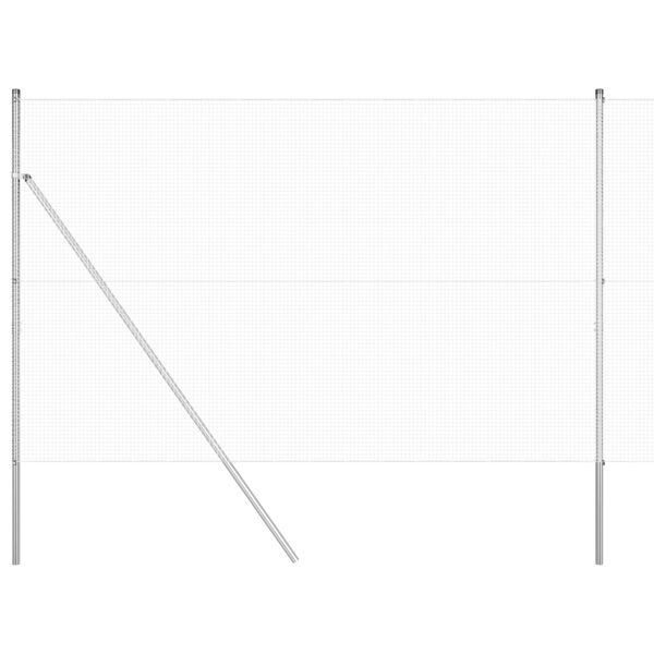 vidaXL Su&eth;uv&iacute;rs gir&eth;ing Silfur 1.5 x 50 m