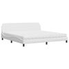 vidaXL R&uacute;m me&eth; D&yacute;nu Dover Hv&iacute;tt 200x200 cm Gervile&eth;ur