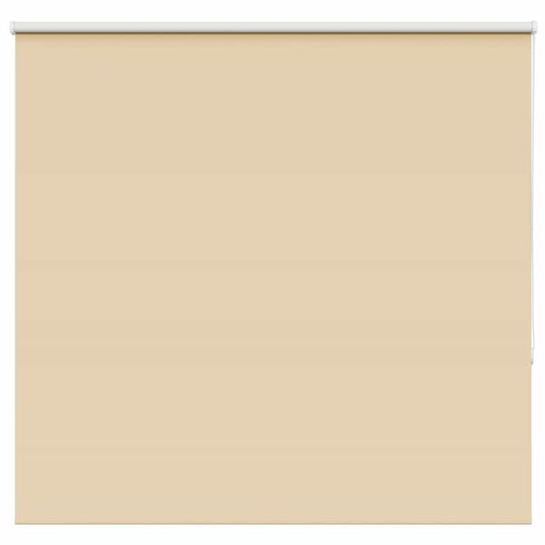 vidaXL R&uacute;llugard&iacute;nur Blackout Beige 145x150 cm Efni Breidd 141,6 cm