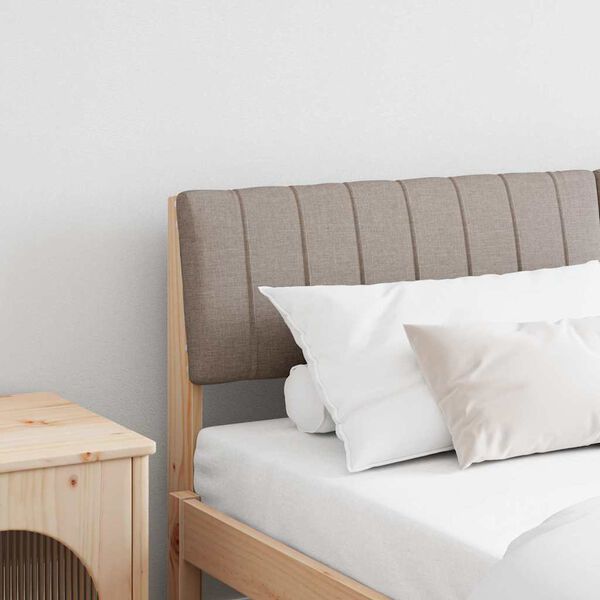 vidaXL B&oacute;lstru&eth; r&uacute;mgafl M&oacute;gr&aacute;r 160 cm Solid furuhikk