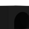 vidaXL N&aacute;ttbor&eth; Svartur 29,5 x 33,5 x 50 cm Samsettur vi&eth;ur
