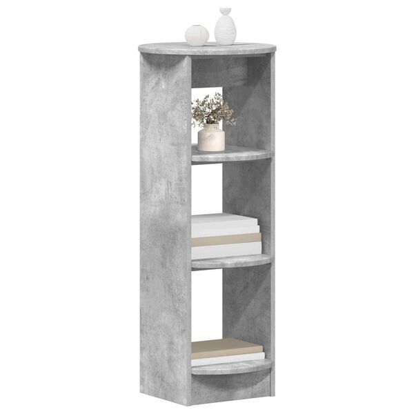 vidaXL Hli&eth;arsk&aacute;pur SteyptGr&aacute;r 40 x 40 x 100 cm Verkefnavi&eth;ur