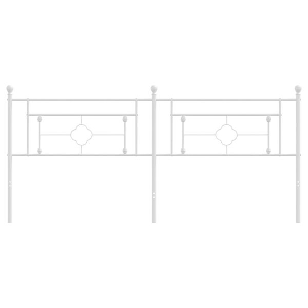 vidaXL Skiptanlegt R&uacute;mgafl &uacute;r M&aacute;lmi Hv&iacute;tur 200 cm