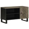 vidaXL Sj&oacute;nvarpssk&aacute;pur Svartur 80x33x46 cm Mang&oacute;vi&eth;ur