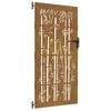 vidaXL Gar&eth;hli&eth; 85x175 cm &uacute;r corten st&aacute;li &uacute;r bambus