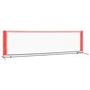 vidaXL Tennisnet Svart og Rautt 300x100x87 cm P&oacute;l&yacute;ester
