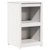 vidaXL Eldh&uacute;s sk&aacute;pur MEPPEL Hv&iacute;tt 55 x 55 x 92 cm Solid furuhikk