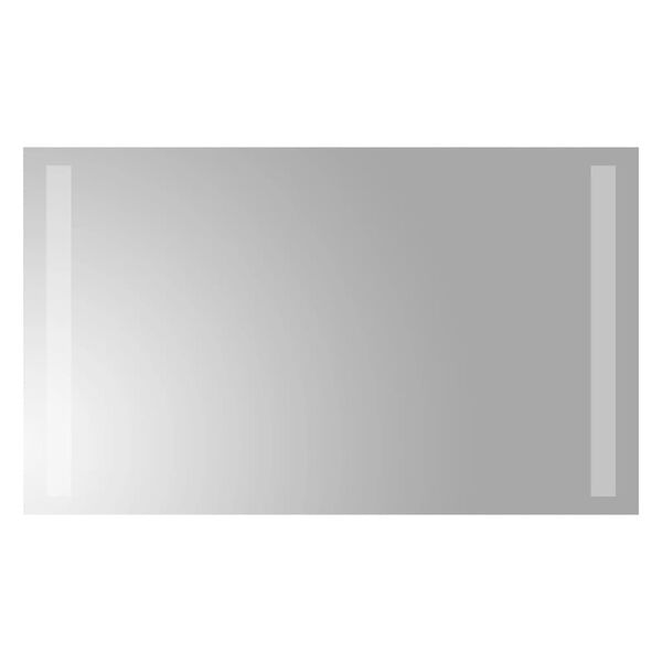 vidaXL LED Ba&eth;herbergisspegill 30x50 cm