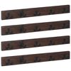 vidaXL Hangari Br&uacute;nn 60 x 7 x 8 cm Solid endurheimt tr&eacute;