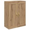 vidaXL Veggsk&aacute;pur Artisan Eik 69,5 x 34 x 90 cm Samsettur vi&eth;ur
