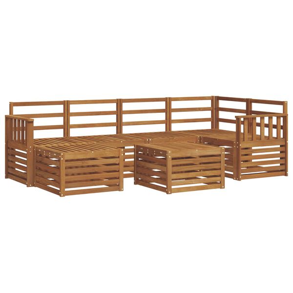 vidaXL S&oacute;fasett N&aacute;tt&uacute;rulegur Hrein akas&iacute;utr&eacute;