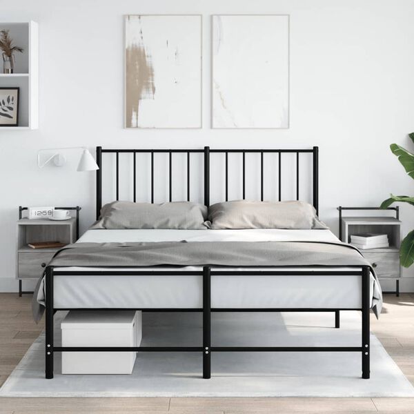 vidaXL N&aacute;ttbor&eth; Vegghengt 2 stk Gr&aacute;r Sonoma 40x30x61cm Samsettur Vi&eth;ur