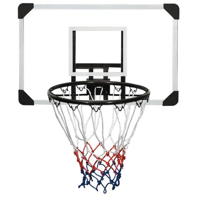 vidaXL Basketball Bakplata Gegnsætt 71x45x2,5 cm Polycarbonate