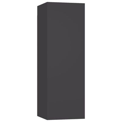 803348 vidaXL TV Cabinet Grey 30,5x30x90 cm Chipboard