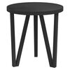 vidaXL Gar&eth;bor&eth; Svart &Oslash;35 cm MDF