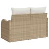 vidaXL Gar&eth;as&oacute;fi Drapplita&eth;ur 121 x 62 x 69 cm p&oacute;l&yacute;rattan