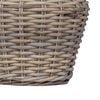 vidaXL Pl&ouml;ntuk&ouml;rfu me&eth; geymslu 2 pcs Gr&aacute;r Lacak rattan