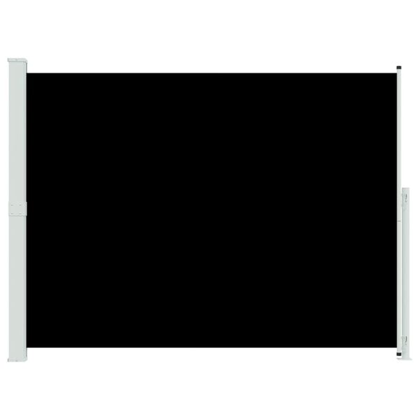 vidaXL &Uacute;tdraganlegur Skj&oacute;lveggur 220x300 cm Svartur