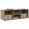 vidaXL Skógeymslubekkur Artisan Oak 105x35x35 cm Hannaður viður