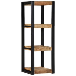 vidaXL vegghilla 35x35x100 cm Solid Groft Wood Mango